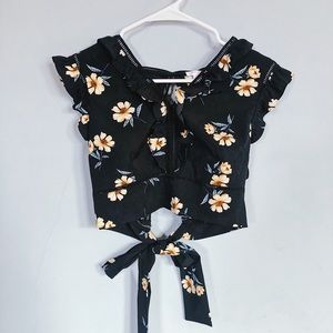 Floral crop top
